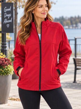 Stormtech Performace Red Softshell Jacket